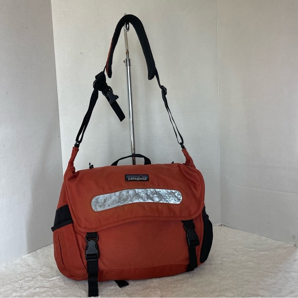 Patagonia Other - Patagonia Half Mass Laptop Messenger Bag Commuter Briefcase Orange Black